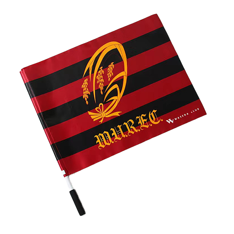 Wholesale custom car flag any pattern of custom flagpole with clips Car Flag with Pole